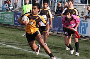 ARL Schoolboys Cup - Patrician Brother's v Bass High School action @St Marys Stadium (Photo : JOHN/OurFootyMedia) 