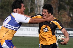 ARL Schoolboys Cup - Patrician Brother's v Bass High School action @St Marys Stadium (Photo : JOHN/OurFootyMedia) 