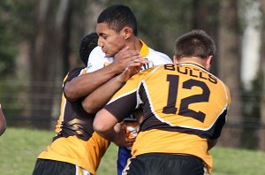 ARL Schoolboys Cup - Patrician Brother's v Bass High School action @St Marys Stadium (Photo : JOHN/OurFootyMedia) 