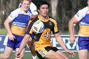 ARL Schoolboys Cup - Patrician Brother's v Bass High School action @St Marys Stadium (Photo : JOHN/OurFootyMedia) 