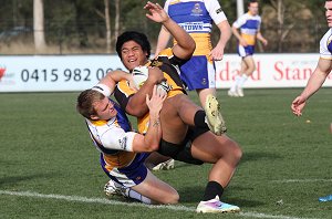 ARL Schoolboys Cup - Patrician Brother's v Bass High School action @St Marys Stadium (Photo : JOHN/OurFootyMedia) 