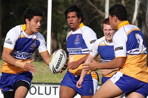 ARL Schoolboys Cup - Patrician Brother's v Bass High School action @St Marys Stadium (Photo : JOHN/OurFootyMedia) 