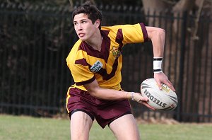 ARL Schoolboys Cup - Holy Cross Catholic College v Illawarra SHS action @St Marys Stadium (Photo : JOHN / OurFootyMedia) 