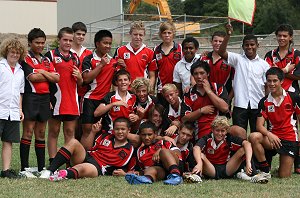 ENDEAVOUR Sports High School NSWCHS Buckley Shield Team on the 'Field of Dreams' (Photo : OurFootyMedia) 