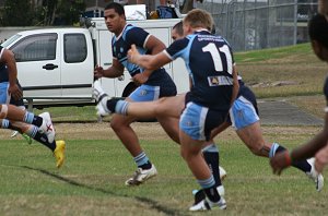 Endeavour SHS v Matraville SHS Uni Shield Rnd 1 action (Photo's : OurFootyMedia) 