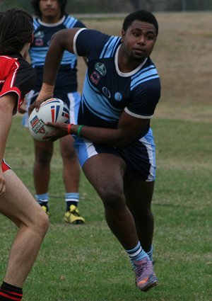 Endeavour SHS v Matraville SHS Uni Shield Rnd 1 action (Photo's : OurFootyMedia) 