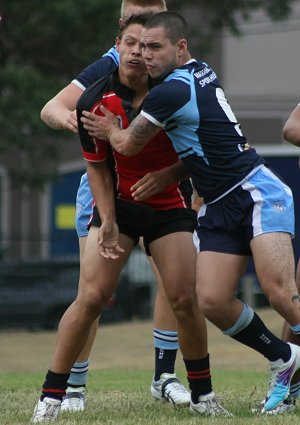 Endeavour SHS v Matraville SHS Uni Shield Rnd 1 action on the "Field of Dreams" (Photo's : OurFootyMedia) 