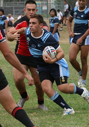 Endeavour SHS v Matraville SHS Uni Shield Rnd 1 action (Photo's : OurFootyMedia) 