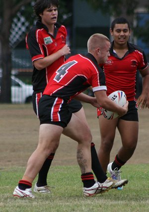 Endeavour SHS v Matraville SHS Uni Shield Rnd 1 action (Photo's : OurFootyMedia) 