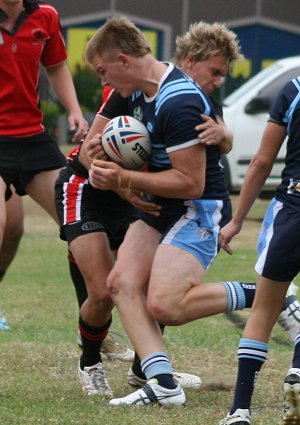 Endeavour SHS v Matraville SHS Uni Shield Rnd 1 action (Photo's : OurFootyMedia) 