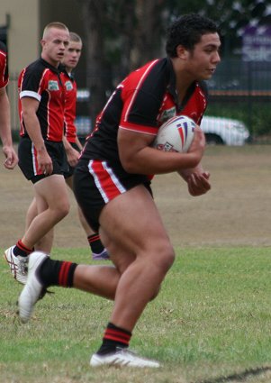 Endeavour SHS v Matraville SHS Uni Shield Rnd 1 action (Photo's : OurFootyMedia) 