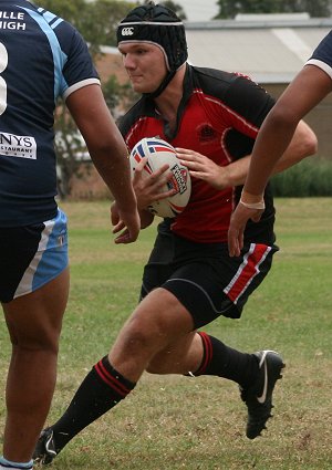 Endeavour SHS v Matraville SHS Uni Shield Rnd 1 action (Photo's : OurFootyMedia) 