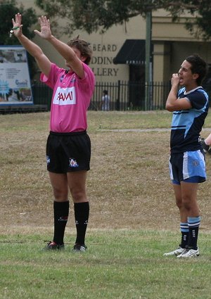 Endeavour SHS v Matraville SHS Uni Shield Rnd 1 action (Photo's : OurFootyMedia) 