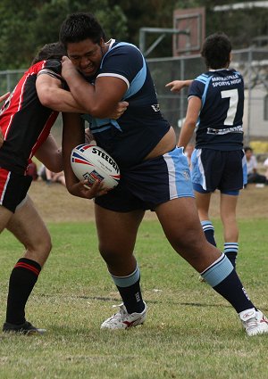 Endeavour SHS v Matraville SHS Uni Shield Rnd 1 action (Photo's : OurFootyMedia) 