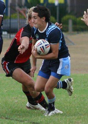 Endeavour SHS v Matraville SHS Uni Shield Rnd 1 action (Photo's : OurFootyMedia) 