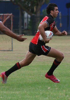 Endeavour SHS v Matraville SHS Uni Shield Rnd 1 action (Photo's : OurFootyMedia) 