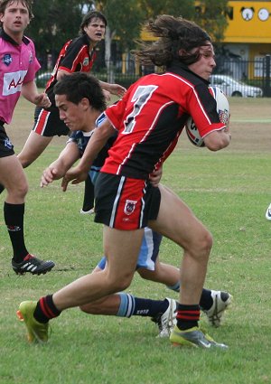 Endeavour SHS v Matraville SHS Uni Shield Rnd 1 action on the "Field of Dreams" (Photo's : OurFootyMedia) 
