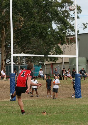 Endeavour SHS v Matraville SHS Uni Shield Rnd 1 action on the "Field of Dreams" (Photo's : OurFootyMedia) 