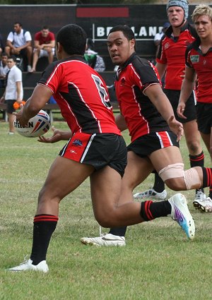 Endeavour SHS v Matraville SHS Uni Shield Rnd 1 action on the "Field of Dreams" (Photo's : OurFootyMedia) 