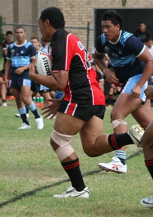 Endeavour SHS v Matraville SHS Uni Shield Rnd 1 action on the "Field of Dreams" (Photo's : OurFootyMedia) 
