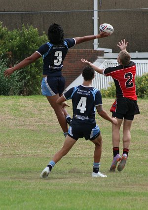 Endeavour SHS v Matraville SHS Uni Shield Rnd 1 action on the "Field of Dreams" (Photo's : OurFootyMedia) 