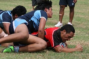 Endeavour SHS v Matraville SHS Uni Shield Rnd 1 action on the "Field of Dreams" (Photo's : OurFootyMedia) 