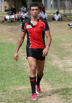 Endeavour SHS v Matraville SHS Uni Shield Rnd 1 action on the "Field of Dreams" (Photo's : OurFootyMedia) 