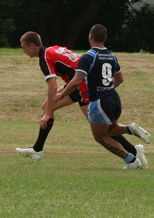 Endeavour SHS v Matraville SHS Uni Shield Rnd 1 action on the "Field of Dreams" (Photo's : OurFootyMedia) 
