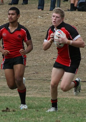 Endeavour SHS v Matraville SHS Uni Shield Rnd 1 action on the "Field of Dreams" (Photo's : OurFootyMedia) 
