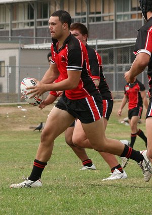 Endeavour SHS v Matraville SHS Uni Shield Rnd 1 action on the "Field of Dreams" (Photo's : OurFootyMedia) 