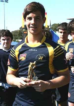 Rhys Kearns Player of the Buckley Shield Grand Final (Photo : OurFootyMedia) 