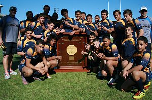 Westfield SHS win their 7th NSWCHS Buckley Shield in a row (Photo : OurFootyMedia) 