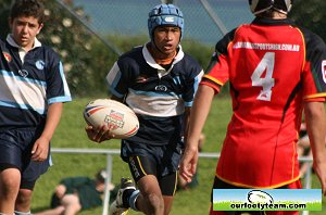 Michael Buettner Shield action - Illawarra Sports High School v Matraville Sports High School (Photo's : OurFootyMedia) 