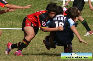Michael Buettner Shield action - Illawarra Sports High School v Matraville Sports High School (Photo's : OurFootyMedia) 