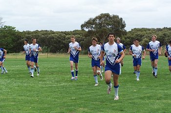 Igny Park warm up before their game Vs Endeavour shs  (Picture : ourfootyteam media)