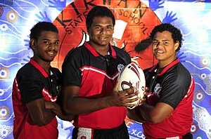 Andrew Pryor, Eli Thaiday and Daniel Bartlett will play for the Queensland Murri team in the opener to Friday's Test