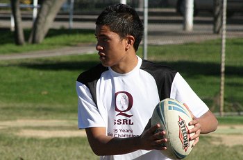 Queensland U15's training at Narrabeen NSW