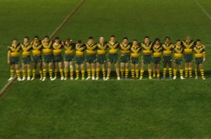 THE AIS line up before the 1st game 