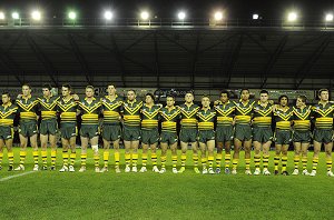 The AIS lineUp & sing the National Anthem with GUSTO 