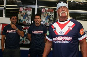 None of the Roosters wanted to wrestle HULK HOGAN (Photo : ourfootymedia)