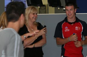 AIS team at the Sydney Airport (Photo : ourfootymedia)