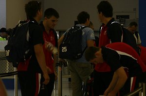 AIS team at the Sydney Airport (Photo : ourfootymedia)