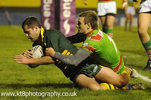 Daley BONEY dives in for a 4 pointer - Australian Institute of Sport v Warrington Wolves Academy (Photo : KT8 Photography) [thanx TONI]