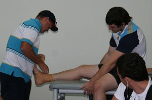AIS Rugby League v Canberra Raiders trial action (Photo's : ourfootymedia)