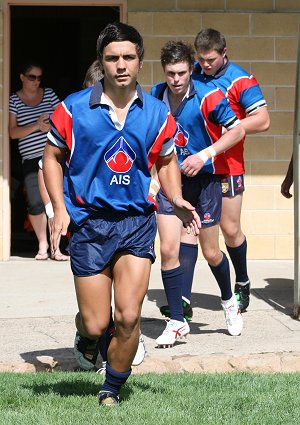 AIS Rugby League v Canberra Raiders trial action (Photo's : ourfootymedia)