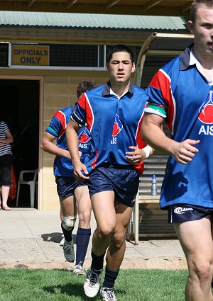 AIS Rugby League v Canberra Raiders trial action (Photo's : ourfootymedia)