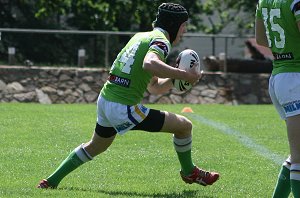 AIS Rugby League v Canberra Raiders trial action (Photo's : ourfootymedia)