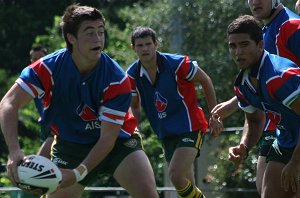 AIS Rugby League v Canberra Raiders trial action (Photo's : ourfootymedia)
