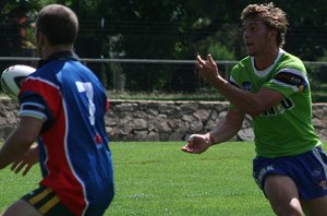 AIS Rugby League v Canberra Raiders trial action (Photo's : ourfootymedia)