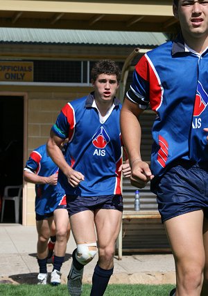 AIS Rugby League v Canberra Raiders trial action (Photo's : ourfootymedia)
